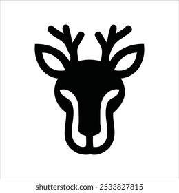 Logótipo do rosto do animal. Coleção de logotipos de animais. Isolado em um fundo branco.