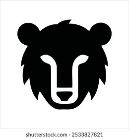 Animal face logo. Animal logo collection. Isolated on a white background.