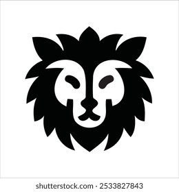 Logótipo do rosto do animal. Coleção de logotipos de animais. Isolado em um fundo branco.