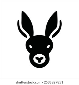 Logótipo do rosto do animal. Coleção de logotipos de animais. Isolado em um fundo branco.