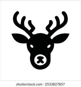 Logótipo do rosto do animal. Coleção de logotipos de animais. Isolado em um fundo branco.