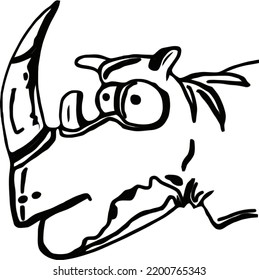 Animal Face Very Cute With Vector Format