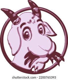 Animal Face Very Cute With Vector Format