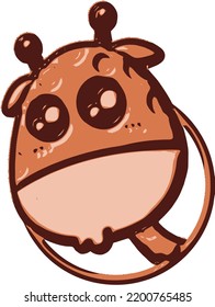 Animal Face Very Cute With Vector Format