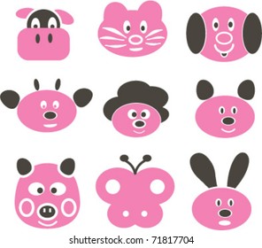 animal faces