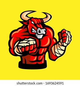 animal fighter mascot logo character