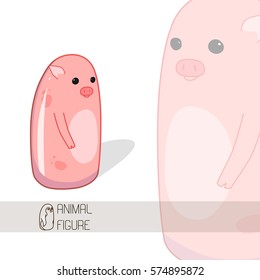 Animal figures pig