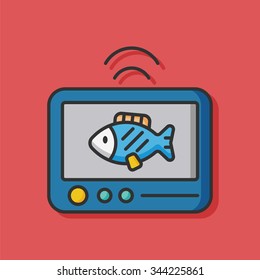 animal fish vector icon