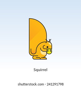 Animal Flashcard Collection - Squirrel 