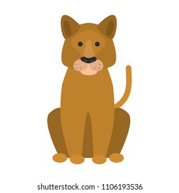 Animal flat color icon