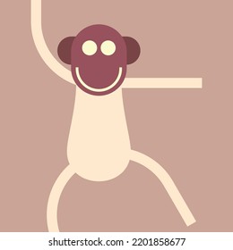 Animal flat icon vector illustration
