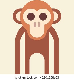 Animal flat icon vector illustration
