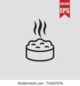 Animal food icon in trendy isolated on grey background.Vector illustration.
