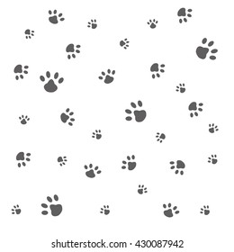 Animal Footprint Stock Vector (Royalty Free) 430087942 | Shutterstock