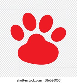 animal footprint icon