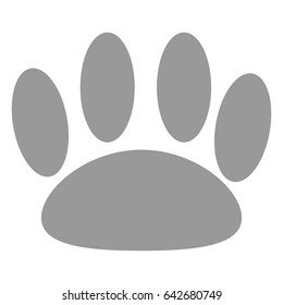 Animal footprint icon 