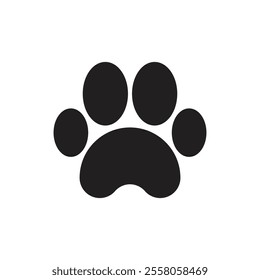 animal footprints flat icon vector