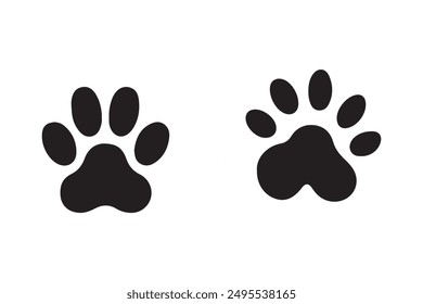 Animal footprints.eps flie with white background