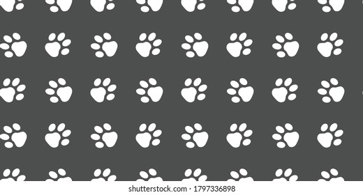 
Animal footprints seamless pattern. Print