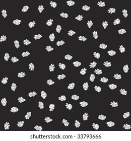 animal footprints seamless  repeating pattern