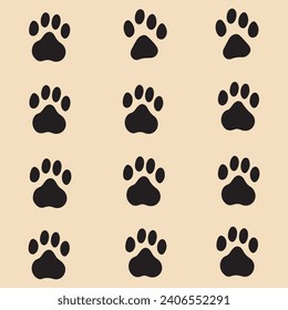 animal foots black silhouette Clip art