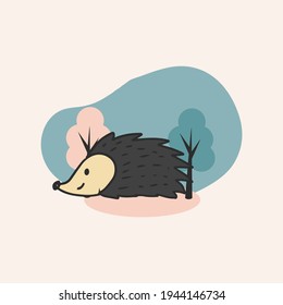 Animal forest cute illustration design