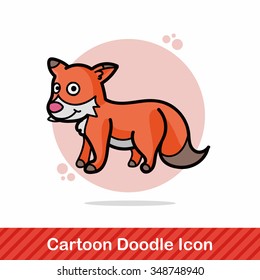 animal fox doodle