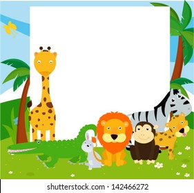 Animal and frame