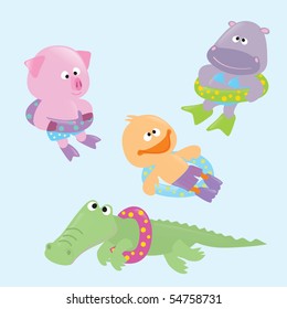 animal friends - ready for summer!