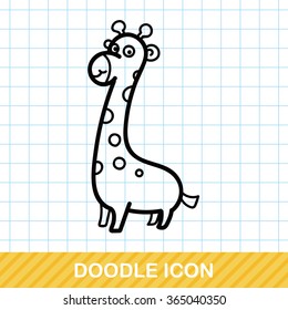 animal giraffe doodle