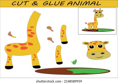 animal giraffe for education kids