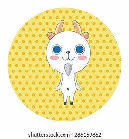 animal goat cartoon theme elements