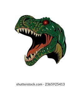 ANIMAL GREEN JURASSIC DINOSAUR CHARACTER