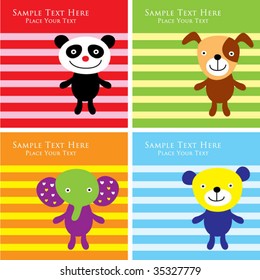 animal greeting collection