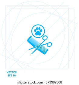 Animal grooming  icon. Vector design.