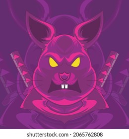 animal head art illustration design