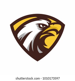 Animal Head - eagle - vector logo/icon illustration mascot