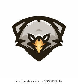 Animal Head - eagle - vector logo/icon illustration mascot