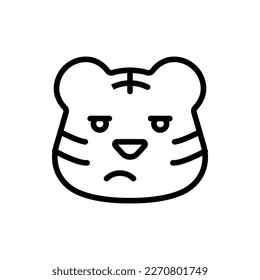 Animal Head, Animal Flat Icon Logo Illustration. Animal Icon-set. Suitable For Web Design, Logo, App.