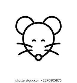 Animal Head, Animal Flat Icon Logo Illustration. Animal Icon-set. Suitable For Web Design, Logo, App.