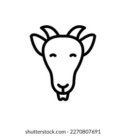 Cabeza Animal, Ilustración Con El Logo De Animal Flat Icon. Juego de iconos de animales. Adecuado Para Diseño Web, Logotipo, Aplicación.