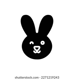 Animal Head, Animal Flat Icon Logo Illustration. Animal Icon-set. Suitable For Web Design, Logo, App.