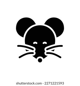 Animal Head, Animal Flat Icon Logo Illustration. Animal Icon-set. Suitable For Web Design, Logo, App.