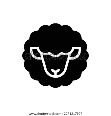 Animal Head, Animal Flat Icon Logo Illustration. Animal Icon-set. Suitable For Web Design, Logo, App.