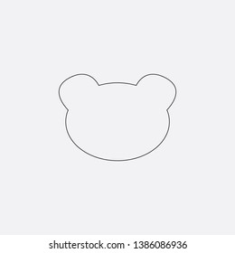 animal head icon sign signifier vector