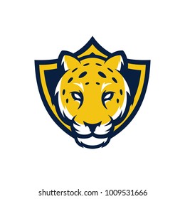Animal Head - Jaguar - vector logo/icon illustration mascot