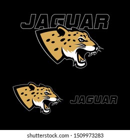 Animal Head - Jaguar - vector logo/icon illustration mascot
