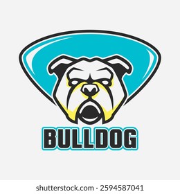 animal head logo emblem vector design