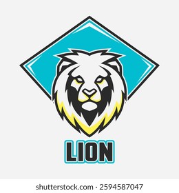 animal head logo emblem vector design