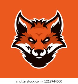 Animal head mascot gaming logo
